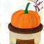 Seasonal coffee cup icon