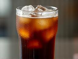 Glass of rich cold brew coffee